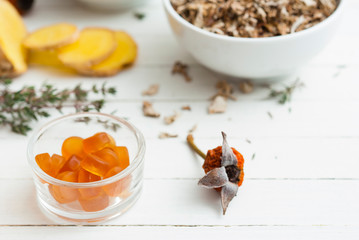 Shore throat traditional medicines