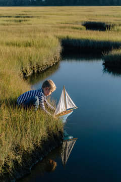 Autumn Sail in the Marsh