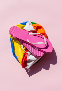 Pink Summer thong or Flip Flop