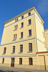 Fototapeta na wymiar Building of the Reformed College in Debrecen, Hungary