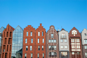 Skyline von Danzig, Polen