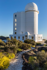 Fototapeta premium Teide astronomical observatory in Tenerife Island, Spain.