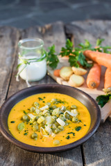 Carrot and ginger soup