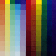 Gradient squares of colors.