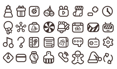 Cute Christmas Icons