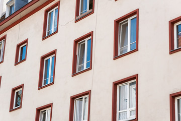 facade with many windows