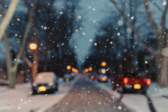 Snowy City Scenes