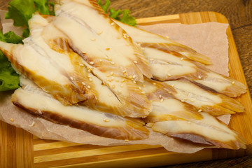 Eel sashimi