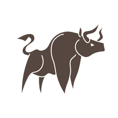Angry Bull graphic vector