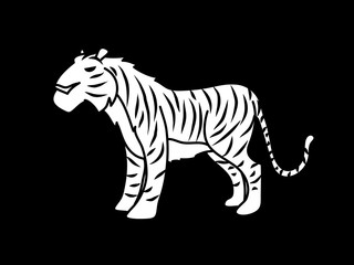 Tiger graphic vector.
