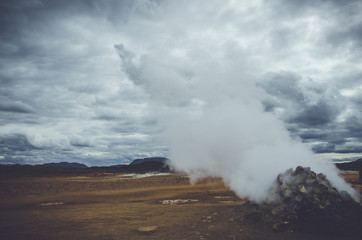 Geothermal field Námaskarð