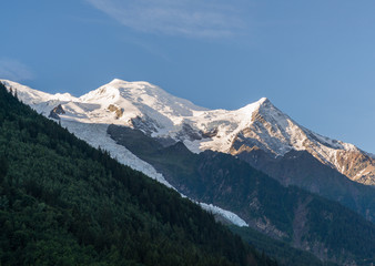 Fototapeta na wymiar Glacier des Bossons Mont Blanc Chamonix France montagne