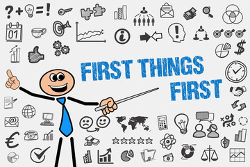 First things first 