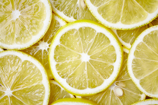 Cross section view of a Lemon