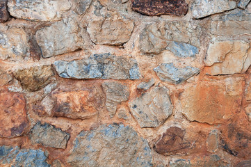 old textured stones close-up