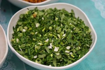 Coriander is a mixture of coriander.