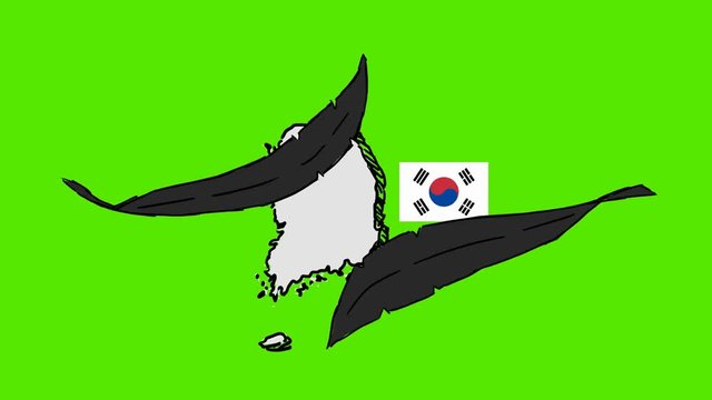 South Korea - Hand Drawn Animation - 2D Drawing