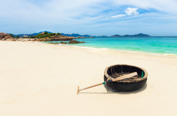 White sand beach. Vietnam