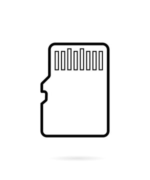 MicroSD Card icon PNG and SVG Vector Free Download