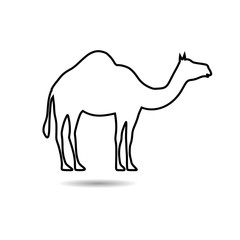 Black Camel icon silhouette logo
