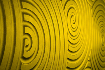 yellow color leather background or texture