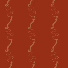 Seamless pattern background with multi-colored wavy lines.