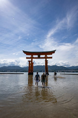 広島県宮島厳島神社の鳥居