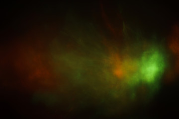 lens flare creative abstract background. colorful soft blurred defocused light flashes and beams. festive disco nightlife atmosphere