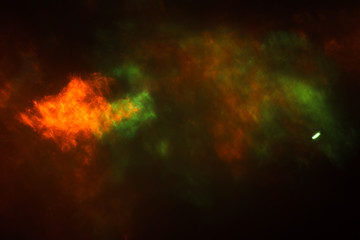 abstract lens flare background. soft blurred bokeh multicolored light sparkles and flashes. festive...