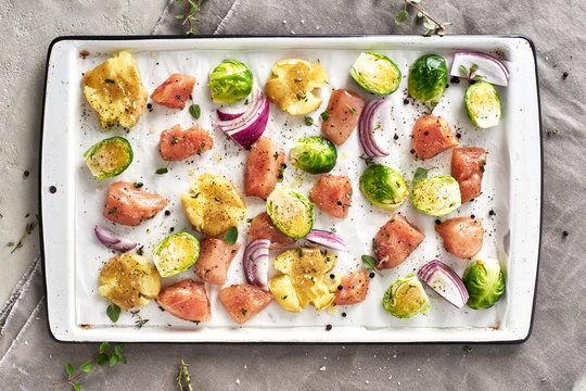 Dinner Made Easy on One Pan Ready for the Oven
