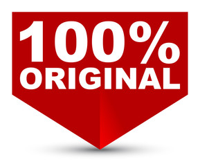 red vector banner 100% original