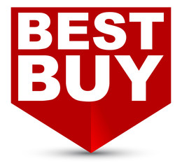 red vector banner best buy