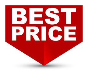 red vector banner best price