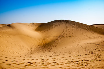 The desert of Gran Canaria Maspalomas