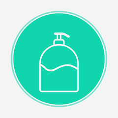 Liquid soap vector icon sign symbol