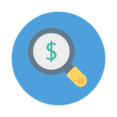 Obraz premium audit search dollar