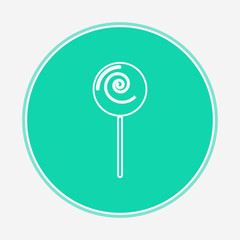 Lollipop vector icon sign symbol