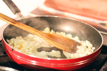 chef cooking, Chef preparing food