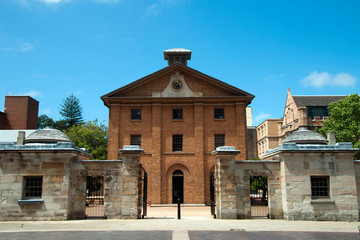 Sydney Australia, Hyde Park Barracks Museum built in 1818 to house convict men and boys.