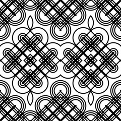 Design seamless monochrome diamond pattern