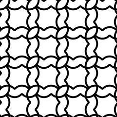Naklejka premium Design seamless monochrome grid pattern