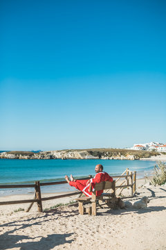 Santa on vacation. Or 26th of December
