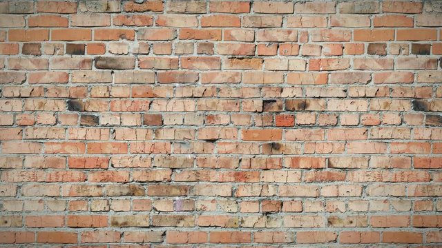 seamless loop, moving background, old brick wall