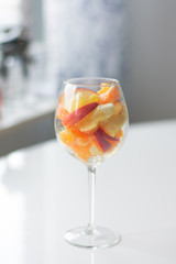 Glass of fruit