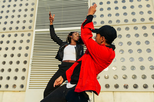 Urban dancers.
