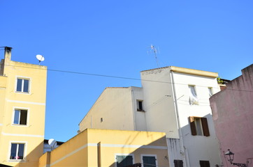 Fototapeta na wymiar Historische Altstadt von Alghero 
