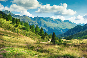 vista panoramica montagne dolomitiche