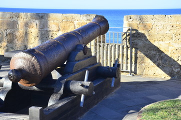 Kanonen in Alghero,  Altstadtfestung