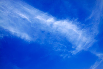 blue sky and white clouds