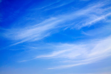 Obraz premium blue sky and white clouds